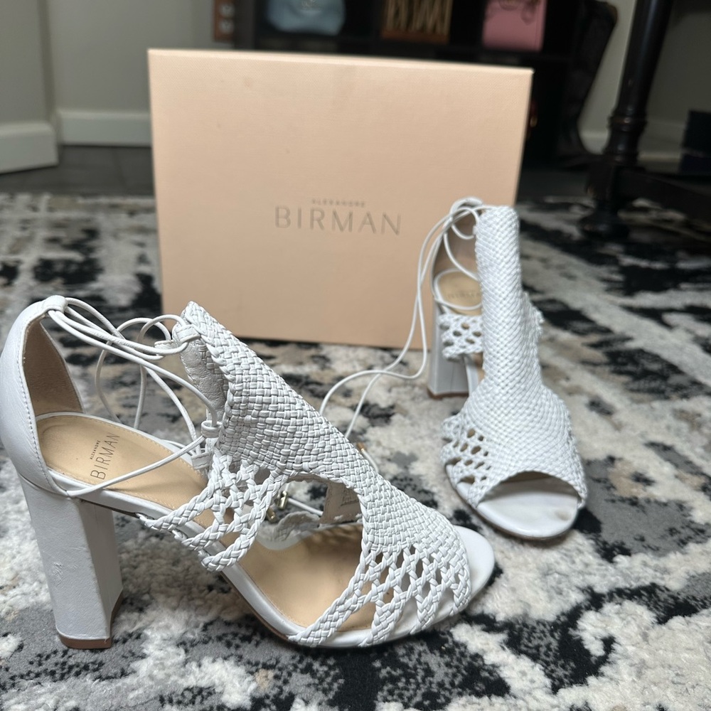 Alexandre Birman Leather Braided Accents Gladiator Sandals Size 8.5
